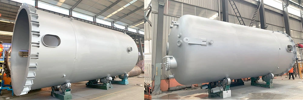 Customized Design Vertical and Horizontal Carbon Steel Titanium Pressure Vessel with High Volume