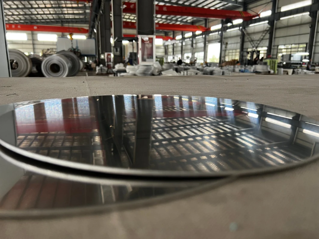 China Factory Hot Selling Stainless Steel + Aluminum Sheet Triply Clad Circle Metal Material for Cookware