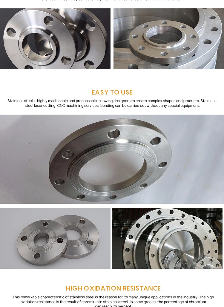 Manufacturers Can Custom Carbon Steel Titanium Stainless Steel 201 Weld Neck Flange