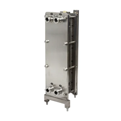 Trocador de calor de placa de vedação de aço inoxidável personalizado grau alimentício 304/316L