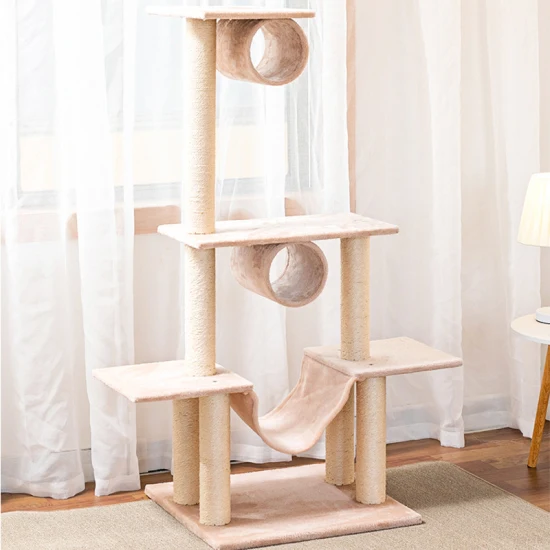 Amzaon Best Seller Alpinista Torre Sisal Material Pet-Friendly Cat Tree Tower Indoor