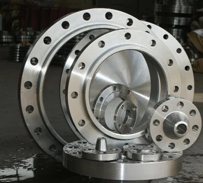 Venda Metal O Torno CNC Carbono 2205 2520 Aço Inoxidável Titânio Manga Flange Soldagem Usinagem Flanges